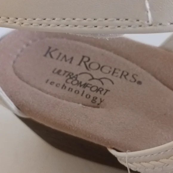 Kim Rodgers White Cresta ultra comfort sandals - Picture 6 of 13